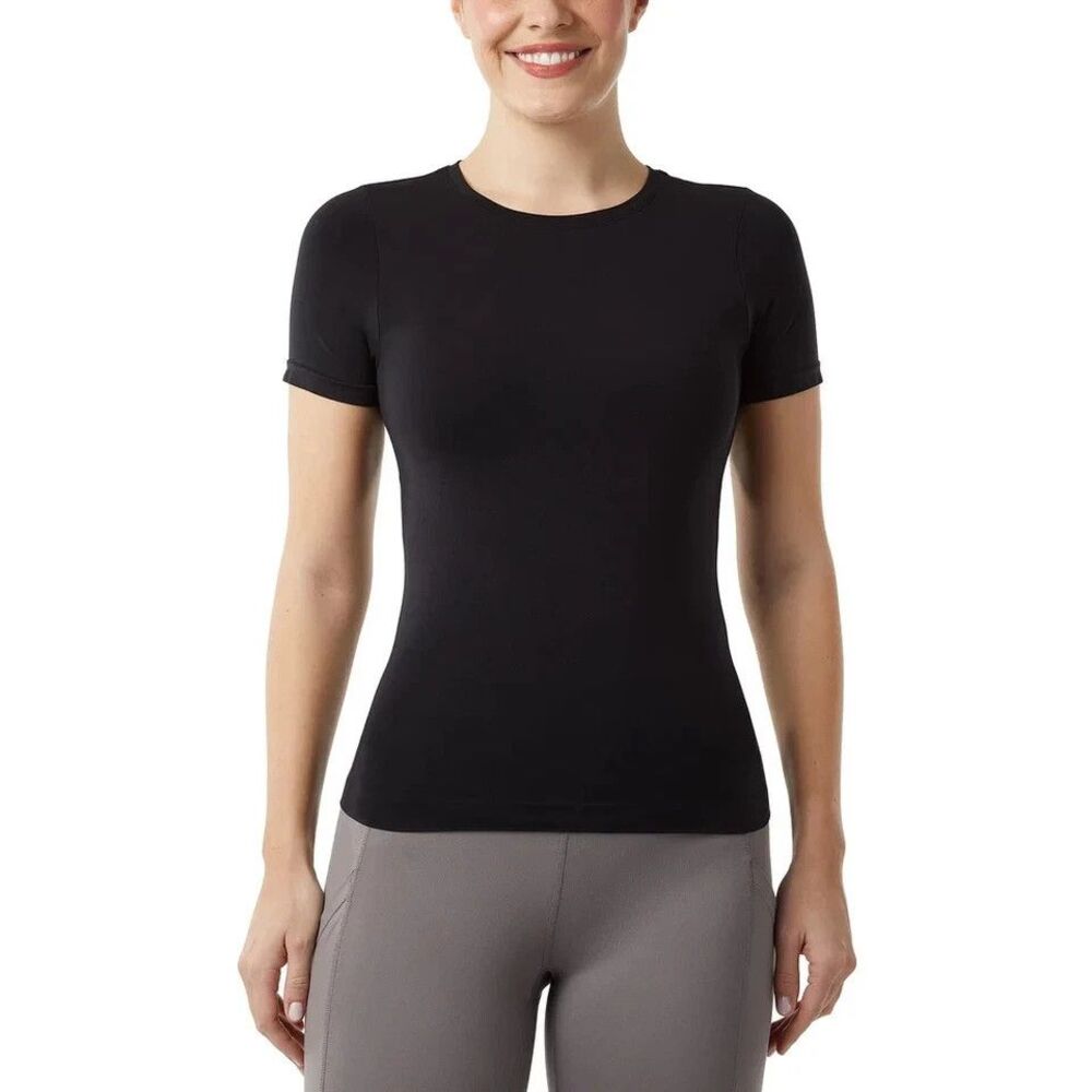 Layer Zero by 32 Degrees Seamless Short Sleeve Tee Women’s Medium Active Top